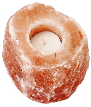 Himalayan Crystal Salt Natural-Shaped Tealight Holder