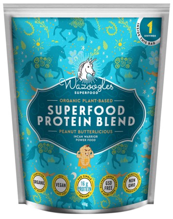 Wazoogles Peanut Butterlicious Superfood Protein Shake
