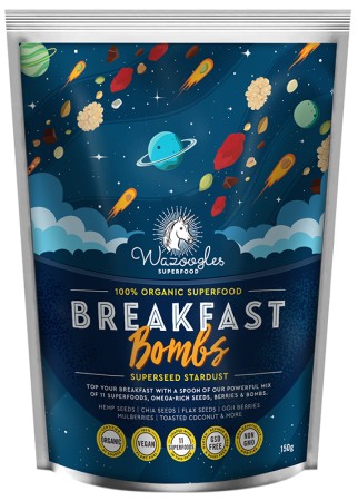 Wazoogles Superfoods Breakfast Bomb Superseed Stardust