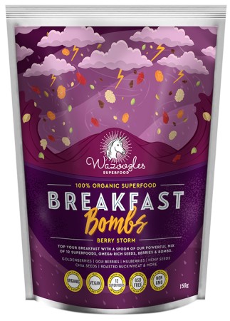 Wazoogles Superfoods Breakfast Bomb Berry Storm