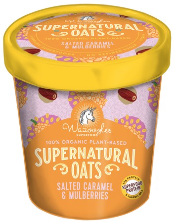 Wazoogles Supernatural Oats Pot - Salted Caramel & Mulberries